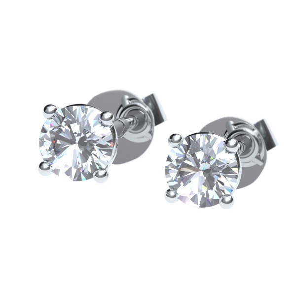 Aretes con diamante de 0.20 cts Eternity Joyería - Anillos de compromiso y argollas de matrimonio en oro